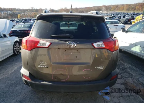 2014 Toyota Rav4 Limited из США, поврежденный, VIN 2T3DFREV2EW142989